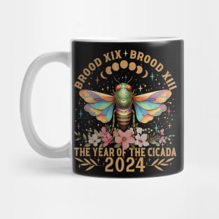 Cicada Lover Brood XIX Brood XIII Year Of The Cicada 2024 Mug